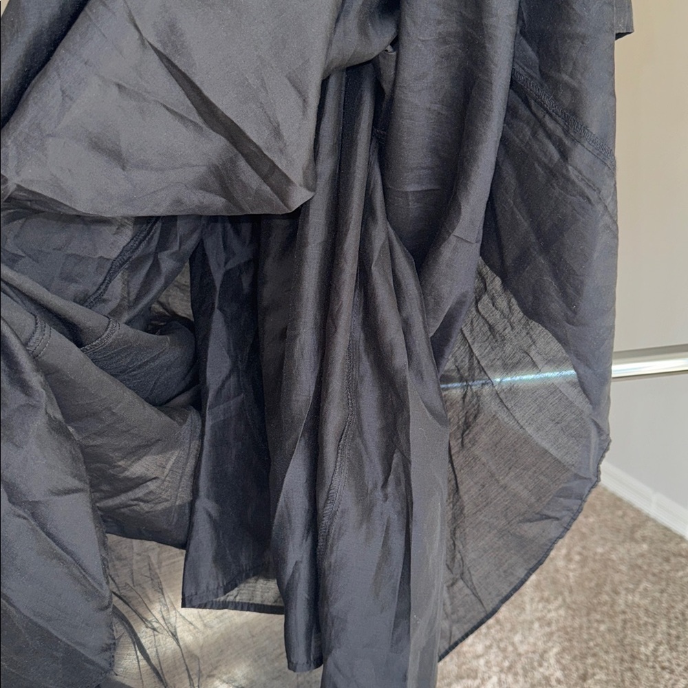 H&M Black Maxi Skirt/ Levincino dress with black lace, size M - Picture 11 of 13